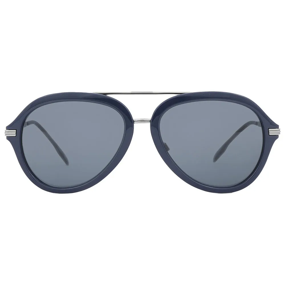 Burberry  BE 4377 403487 58mm Mens Pilot Sunglasses