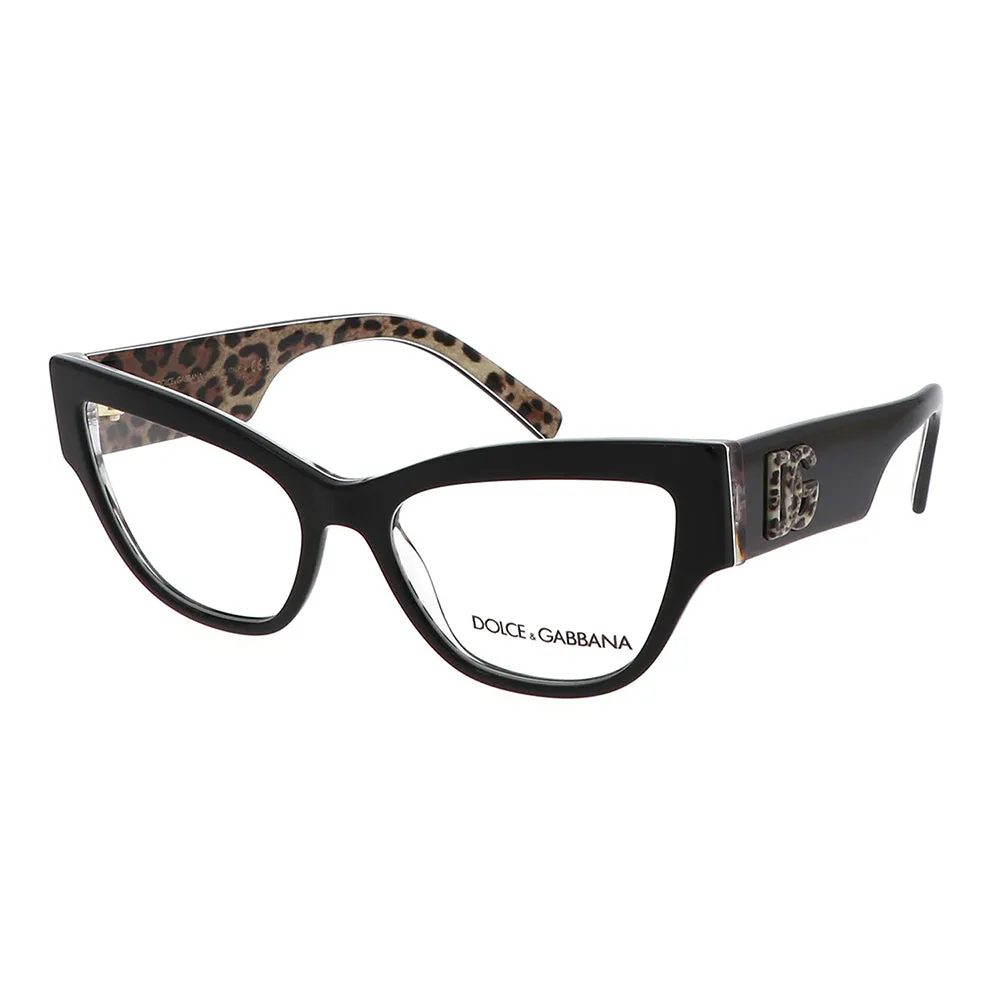 Dolce & Gabbana  DG 3378 3299 53mm Womens Cat-Eye Eyeglasses 53mm
