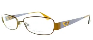 Emporio Armani  EA 9669 UTR Womens Rectangle Eyeglasses 54mm