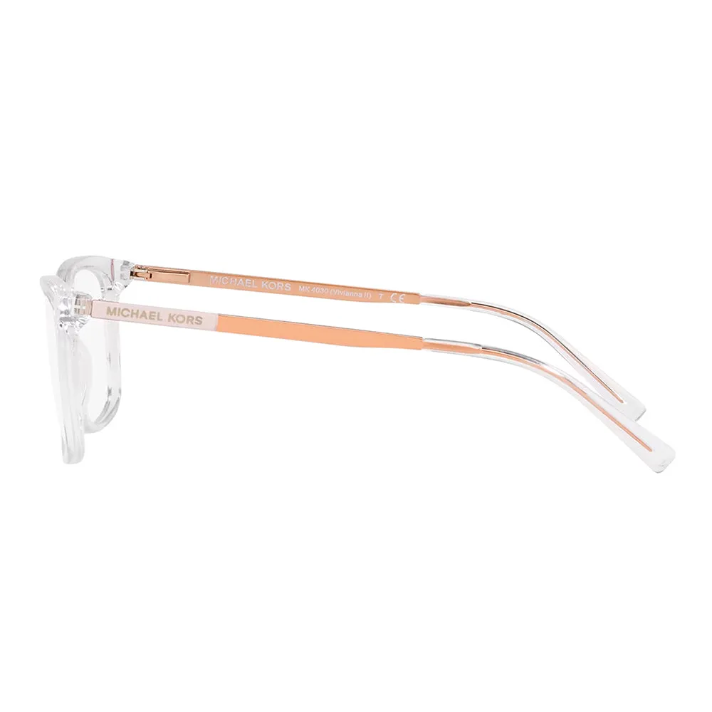 Michael Kors  MK 4030 3998 52mm Womens Rectangle Eyeglasses 52mm