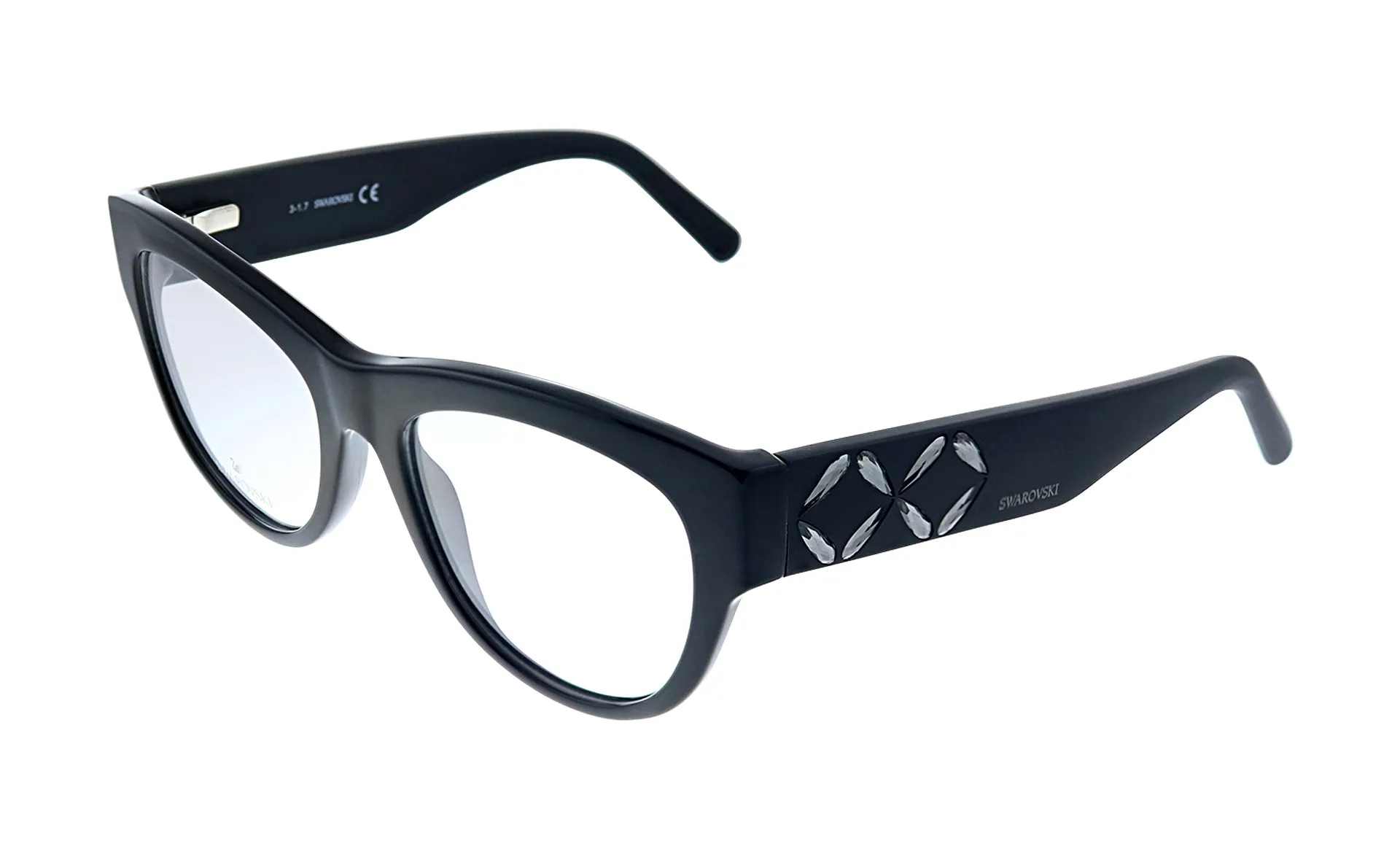 Swarovski  SK 5214 001 53mm Womens Cat-eye Eyeglasses 53mm