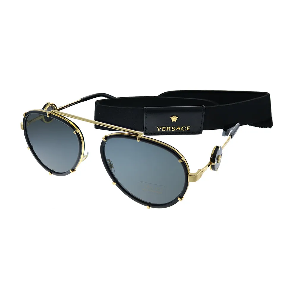 Versace  VE 2232 143887 Womens Aviator Sunglasses