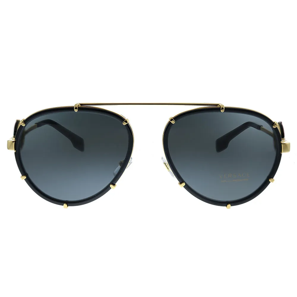 Versace  VE 2232 143887 Womens Aviator Sunglasses