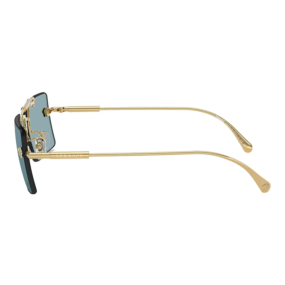Versace  VE 2245 100280 60mm Womens Rectangle Sunglasses