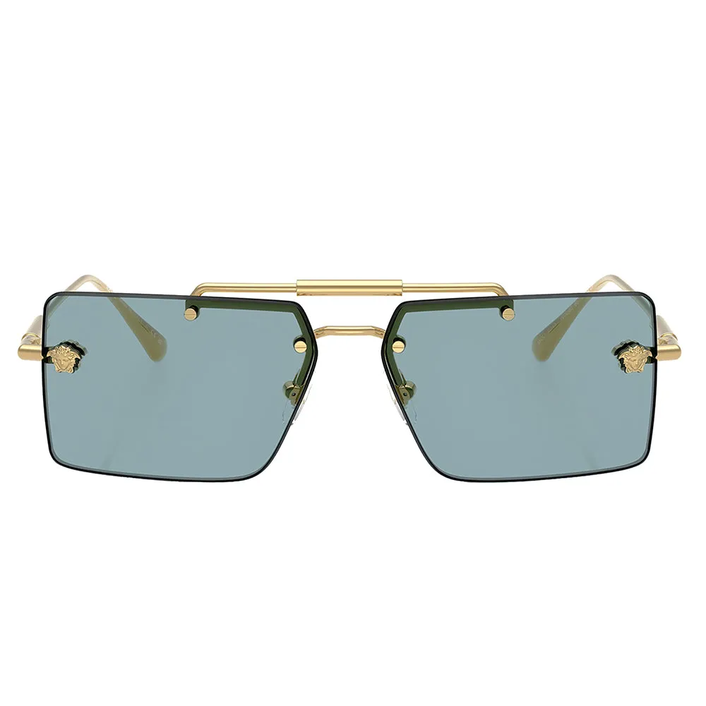 Versace  VE 2245 100280 60mm Womens Rectangle Sunglasses