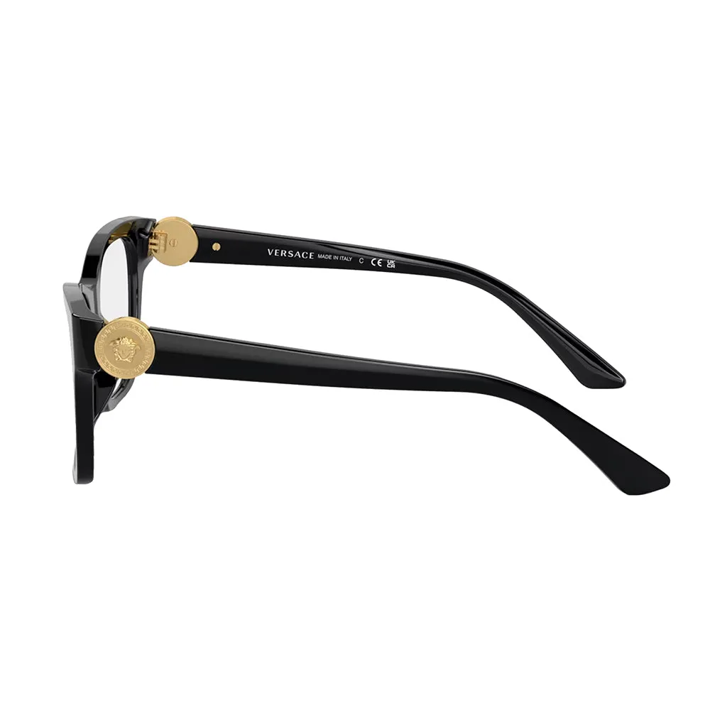 Versace  VE 3341U GB1 52mm Womens Cat-Eye Eyeglasses 52mm